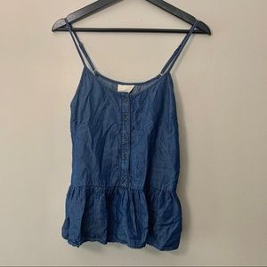 Universal Thread Blue Polka Dot Tank Top